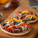 Personal Beef Pizzas